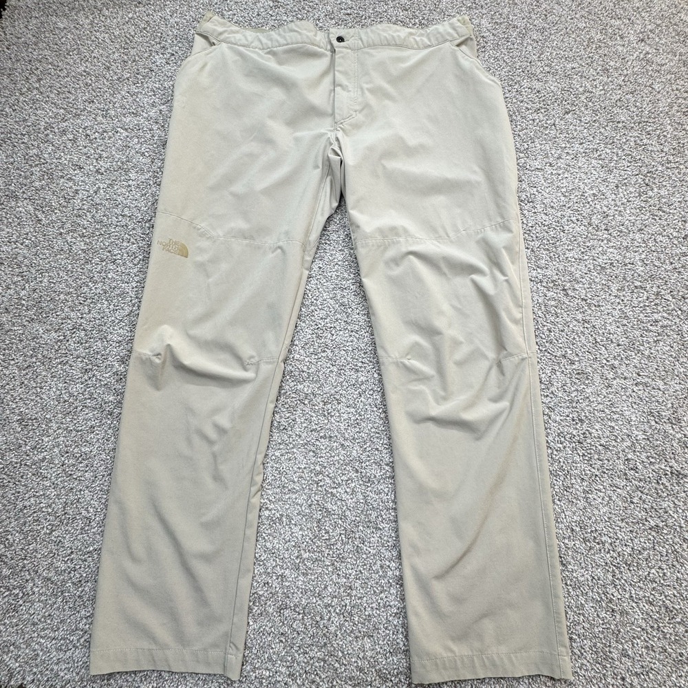 The North Face Pants Mens 40x32 Khaki Nylon Performance Hiking Fishing‎